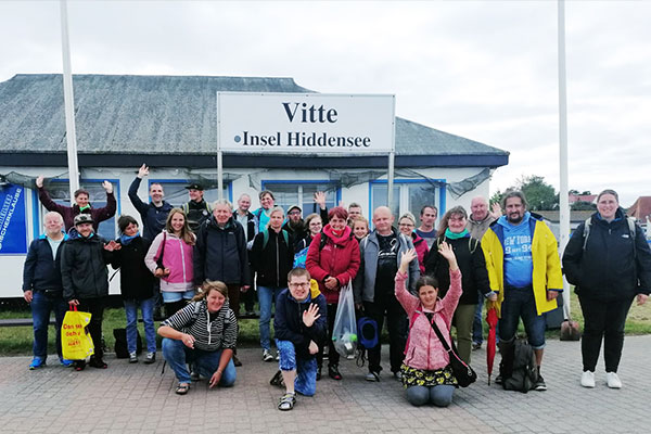 Freizeitreff BLEICHENECK Tagesausflug auf die Hiddensee Gruppenfoto