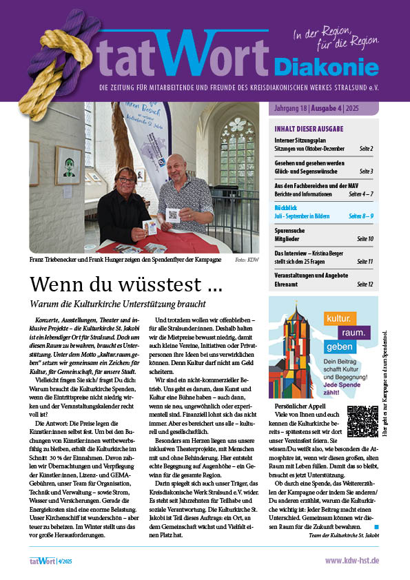 Titel Mitarbeitendenzeitung-KDW-Stralsund-tatWort-04-2025
