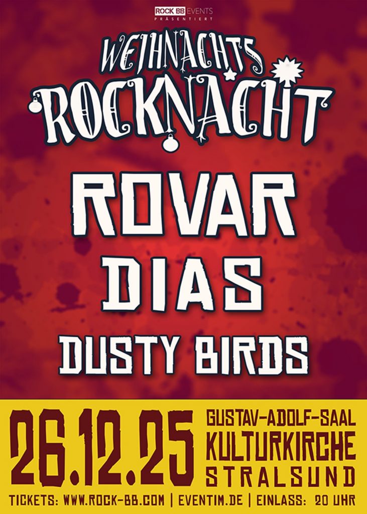 Weihnachtsrocknacht Plakat 24. Weihnachtsrocknacht in Stralsund