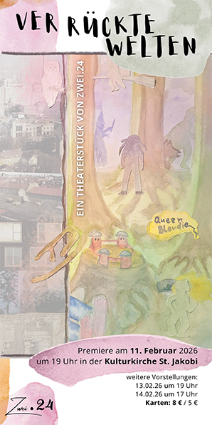 Flyer Theater VERRÜCKTE WELTEN