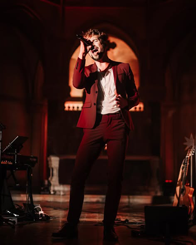 Felix Räuber auf der Bühne