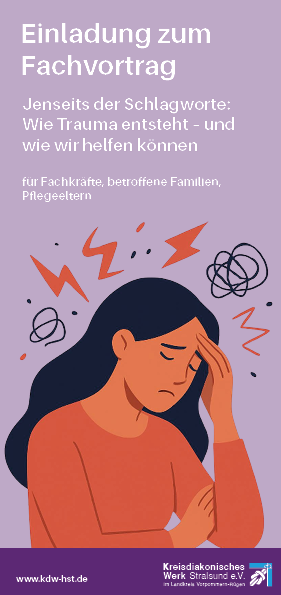 Flyer Fachvortrag Trauma am 28.06.2026