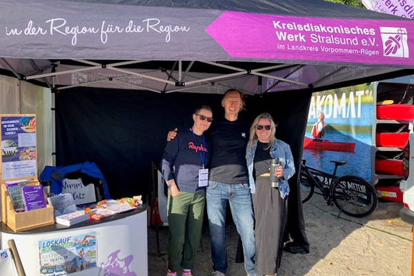 KDW Stand beim 7. Triathlon Stralsund