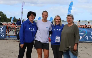 Teil des Teams Hilfen zur Erziehung und Orga Team von Stralsunder Sportbund beim 7. Triathlon Stralsund